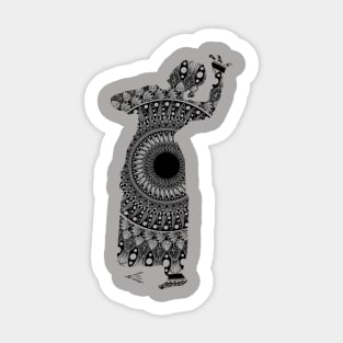 Indian Classical dance Sticker